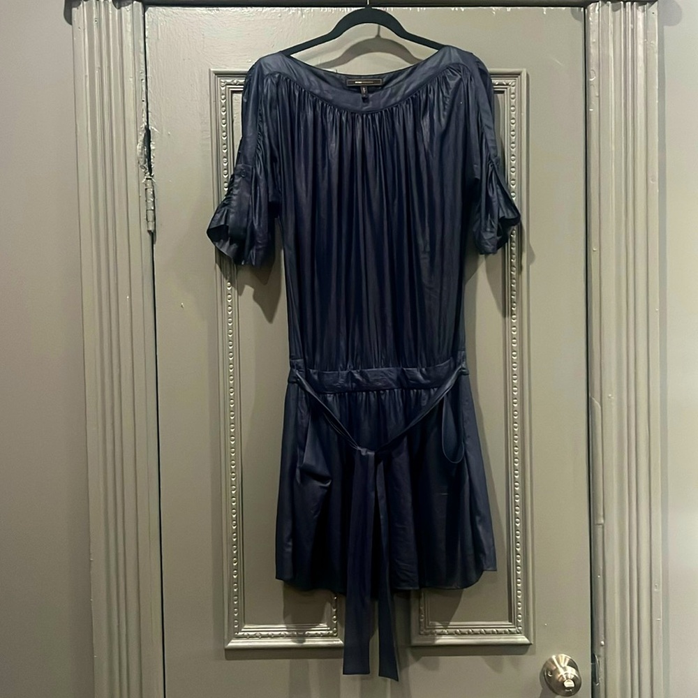 BCBG Max Azria Margie Dress, Pacific Blue, Size M – chic & versatile